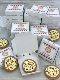 Passende stickers voor mini pizzadoosjes (12 stuks)