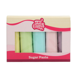Pastel rolfondant multipack 5x100 gram FunCakes