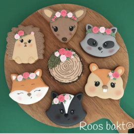 Woodland dieren set (4 stuks)