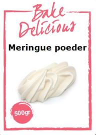 Meringue poeder 500 gram Bake Delicious