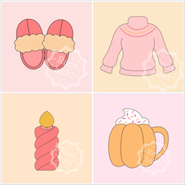 Cosy herfst uitsteker set