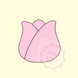 Tulp zonder steeltje uitsteker 5, 7 en 9cm