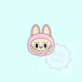 Labubu face uitsteker 6, 8, 10cm