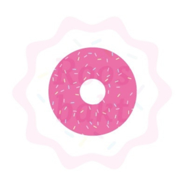 mini donut uitsteker 5cm