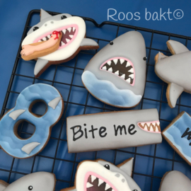 Haai Sharkie uitsteker 9cm