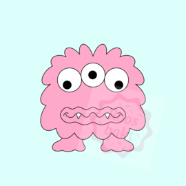 Monster Wobbly uitsteker 10cm