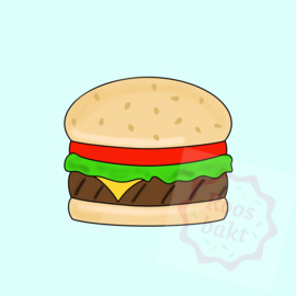 Broodje hamburger uitsteker 7,5cm