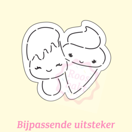 PYO Stencil ijsjes (9cm)