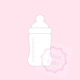 Stempel + uitsteker baby flesje 6 of 9cm