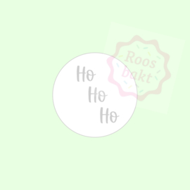 Stempel + uitsteker Ho Ho Ho 7cm