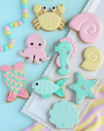 Zaterdag 6 september 09:30 :  basis workshop koekjes decor thema “under the sea" in Leiden
