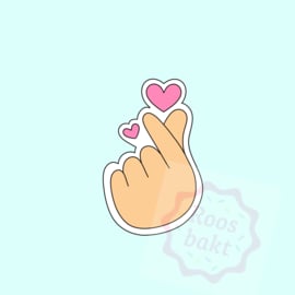 K-pop handje uitsteker 6, 8, 10cm