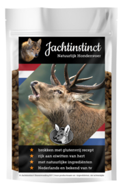 Jachtinstinct Dierenvoeding | Hondenbrokken Hert Glutenvrij | 0% BTW