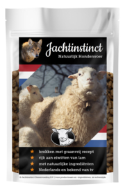 Jachtinstinct Dierenvoeding | Hondenbrokken Lam Graanvrij | 0% BTW