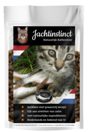 Jachtinstinct Dierenvoeding | Kattenbrokken Zalm Graanvrij | 0% BTW