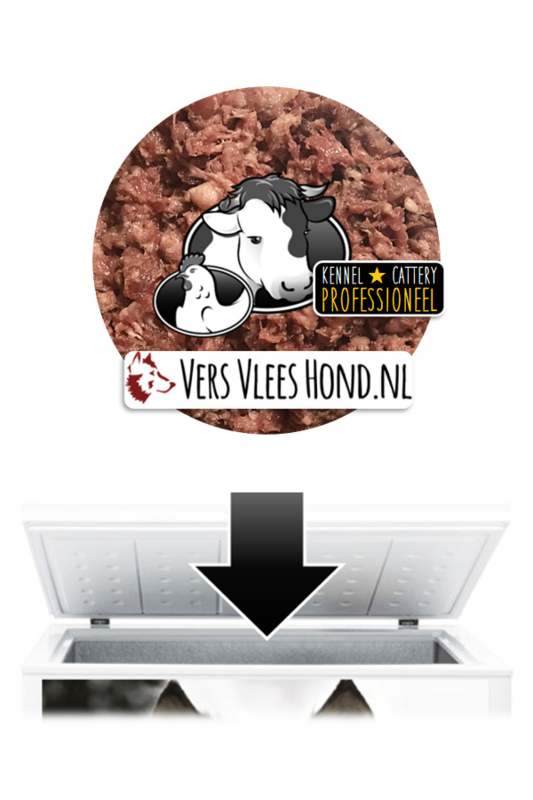 VersVleesHond.nl | Refill 80kg KVV 'Professioneel'