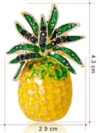 Gele broche (geel | fruit1)