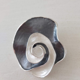 Magneet broche (grijs | roos)