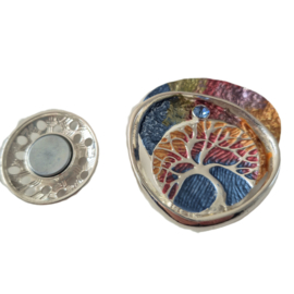 Magneet broche (multicolor | BM190 levensboom)