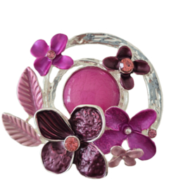 Magneet broche (roze | BM207)