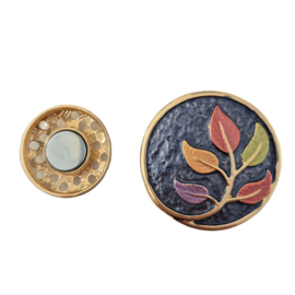 Magneet broche (blauw | BM216)