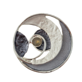 Magneet broche (grijs | BM213)