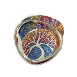 Magneet broche (multicolor | BM190 levensboom)