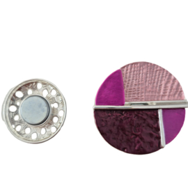 Magneet broche (roze | BM211)