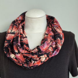 Tricot colsjaal CS231 (rood | klaproos)