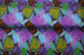Tricot colsjaal  (multi color | winter tulips)