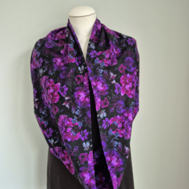 Tricot colsjaal  (paars  | Nocturnal)