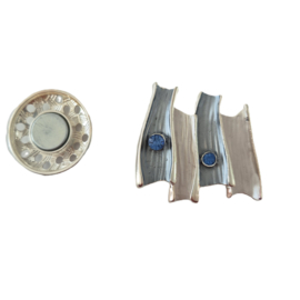 Magneet broche (blauw | BM198)