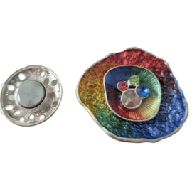 Magneet broche (multicolor | BM194 fantasie)