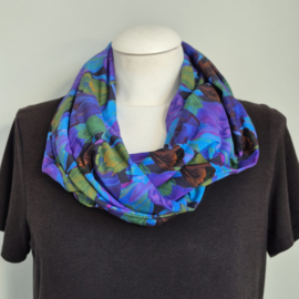 Tricot colsjaal  (multi color | winter tulips)