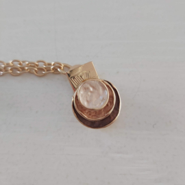 Goudkleurige vestclip (goud | rondjes)