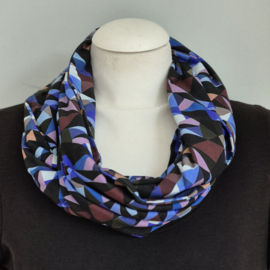 Tricot colsjaal (multicolor | Winter mosaic)