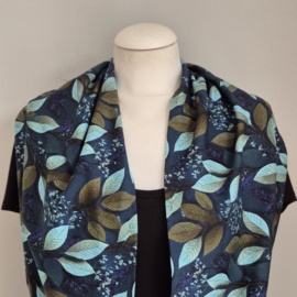 Tricot colsjaal  (groen | Very leafy)