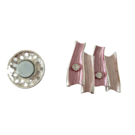 Magneet broche (roze | BM197)