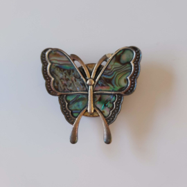 Vlinder parelmoer schelp (bronszilver | vlinder)