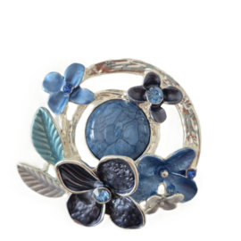 Magneet broche (blauw | BM208)
