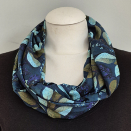 Tricot colsjaal  (groen | Very leafy)