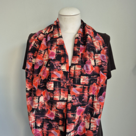 Tricot colsjaal CS231 (rood | klaproos)