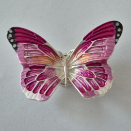 Magneet broche (roze | vlinder)