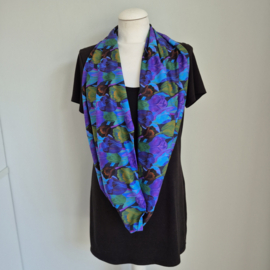 Tricot colsjaal  (multi color | winter tulips)