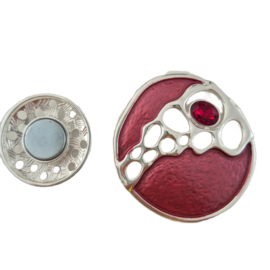 Magneet broche (rood | BM221)