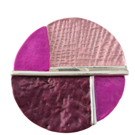 Magneet broche (roze | BM211)