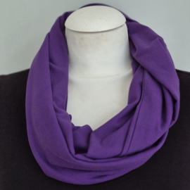 Tricot colsjaal  (paars | effen)