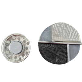 Magneet broche (grijs | BM212
