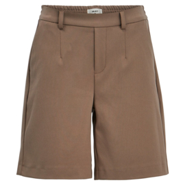 OBJECT SHORTS 'LISA WIDE, FOSSIL'