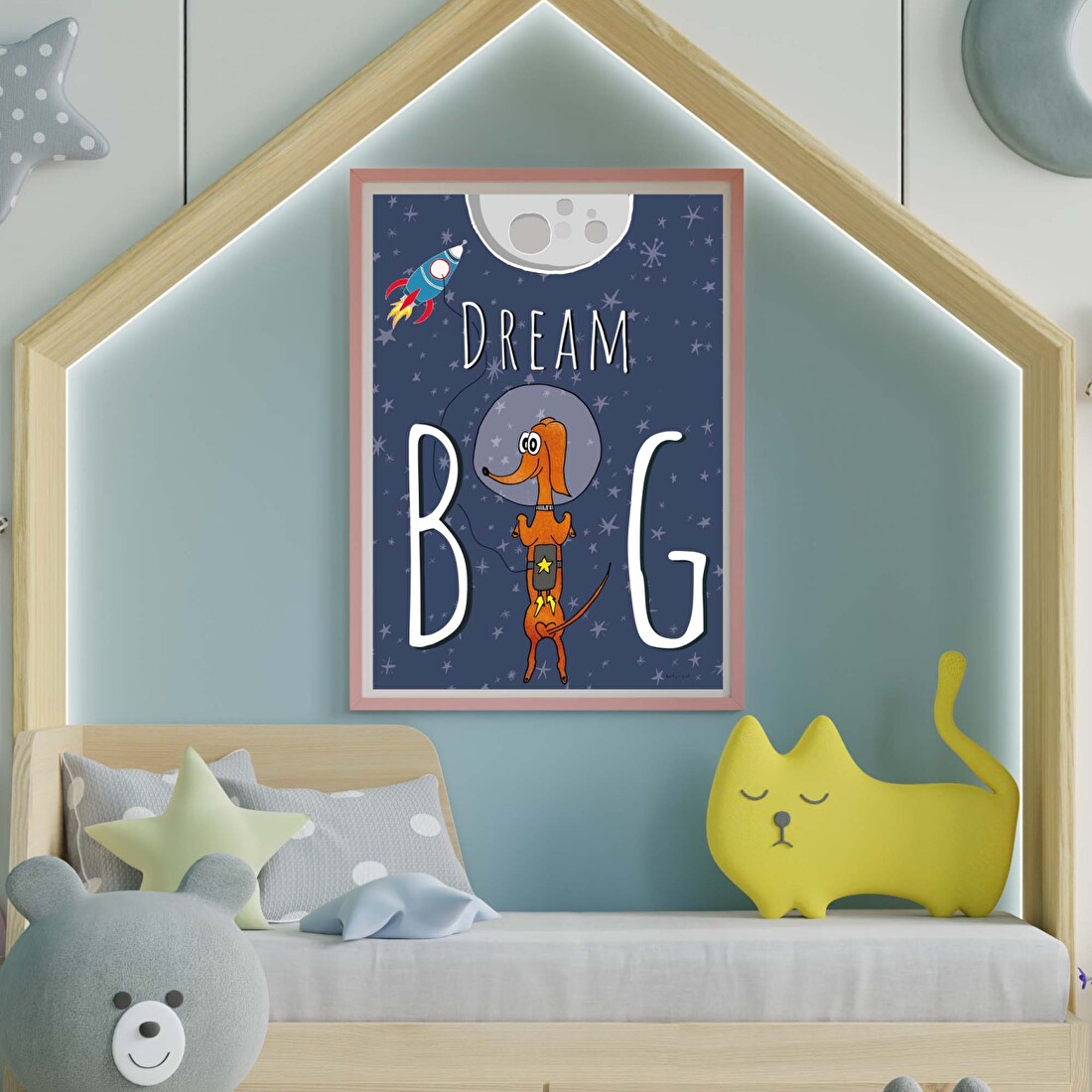 Dierenposter kinderkamer